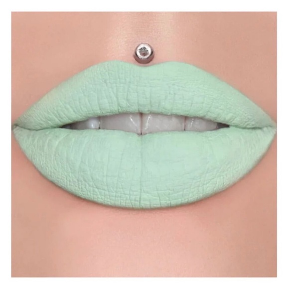 HIGH SOCIETY New in Box Jeffree Star Velour Liquid Lipstick Pastel Mint Green - Picture 1 of 8